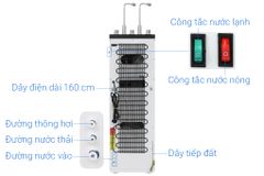 Máy lọc nước RO nóng nguội lạnh Hydrogen Hòa Phát HPN669 12 lõi ảnh 4