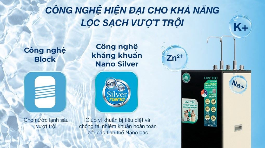 Máy lọc nước Livotec 638 - lõi lọc Máy lọc nước Livotec 638 - lõi lọc