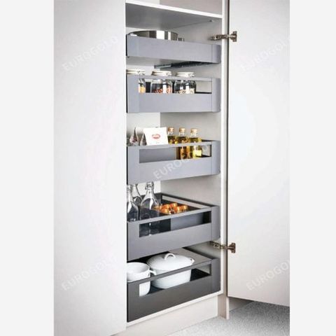 Tủ kho 4 tầng Eurogold EUM23490G - màu ghi, 90cm