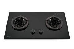 Bếp gas âm Rinnai RVB-2iFC(B) 780mm 2 lò nấu, mặt kính cường lực