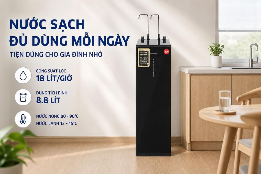Máy lọc nước Kangaroo KG12S2H4 - lõi lọc