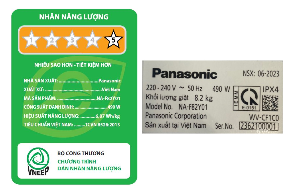 Máy giặt Panasonic 8.2 kg NA-F82Y01DRV – ảnh 5
