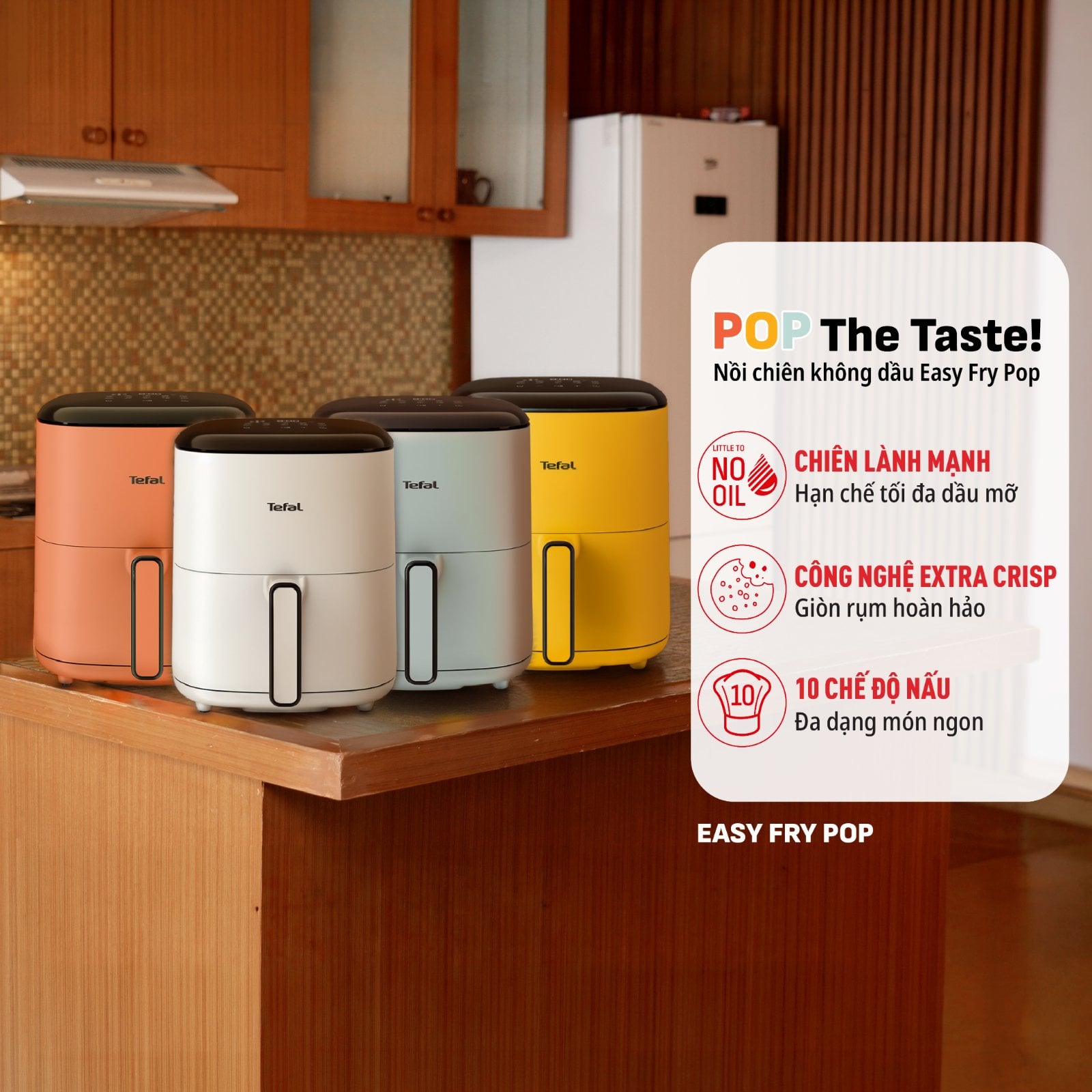 Nồi chiên không dầu Tefal POP Nồi chiên không dầu Tefal POP