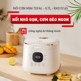  Nồi cơm điện tử Mini Tefal Rice Mate RK515168 - 0.7L 