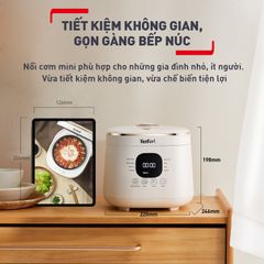 Nồi cơm điện tử Mini Tefal Rice Mate RK515168 - 0.7L ảnh 5