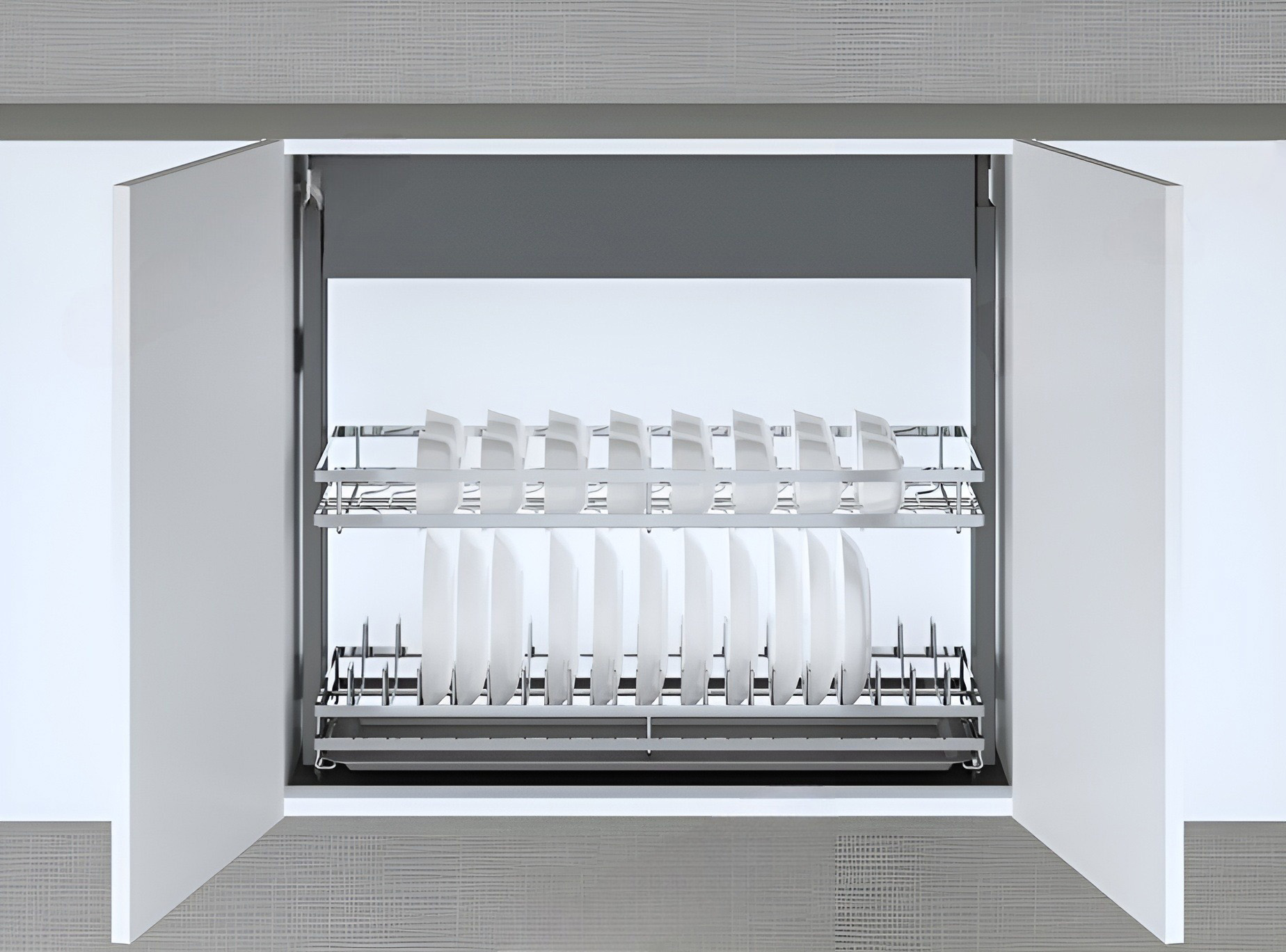 Giá bát đĩa nâng hạ điện Eurogold EMP700 - Inox SUS304, 70cm – ảnh 2