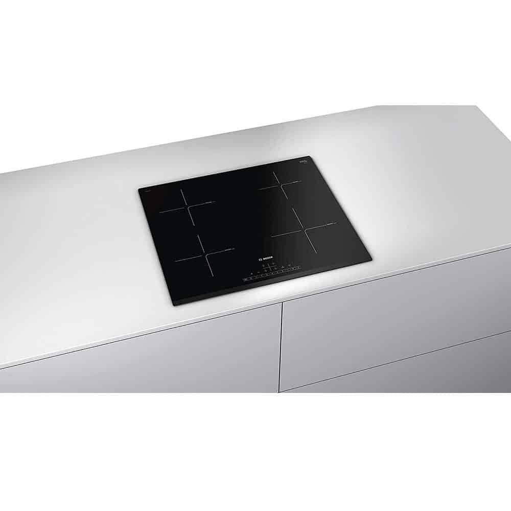 4 vùng nấu, 17 mức mỗi vùng – Bếp từ Bosch PIE631FB1E 4 Vùng Nấu Series 6
