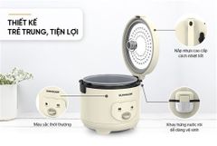 Nồi cơm điện 1.2L Sunhouse SHD8224W ảnh 7