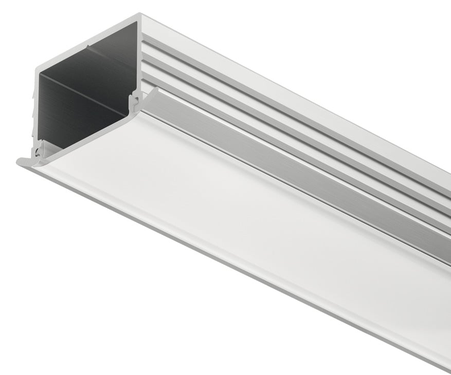 Thanh nhôm 1191 màu bạc dài 2.5m Hafele 833.72.984
