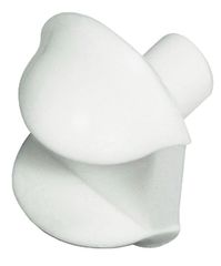 Chốt đỡ kệ kính = nhựa trắng 5/6mm Hafele 287.28.770