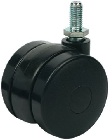 Bánh XE đôi màu đen M8 40mm Hafele 660.09.304