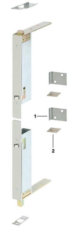 Chốt cửa vàng bóng Hafele 911.62.035