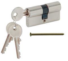 Ruột Khóa 2 Đầu Chìa 65mm Hafele 916.96.601