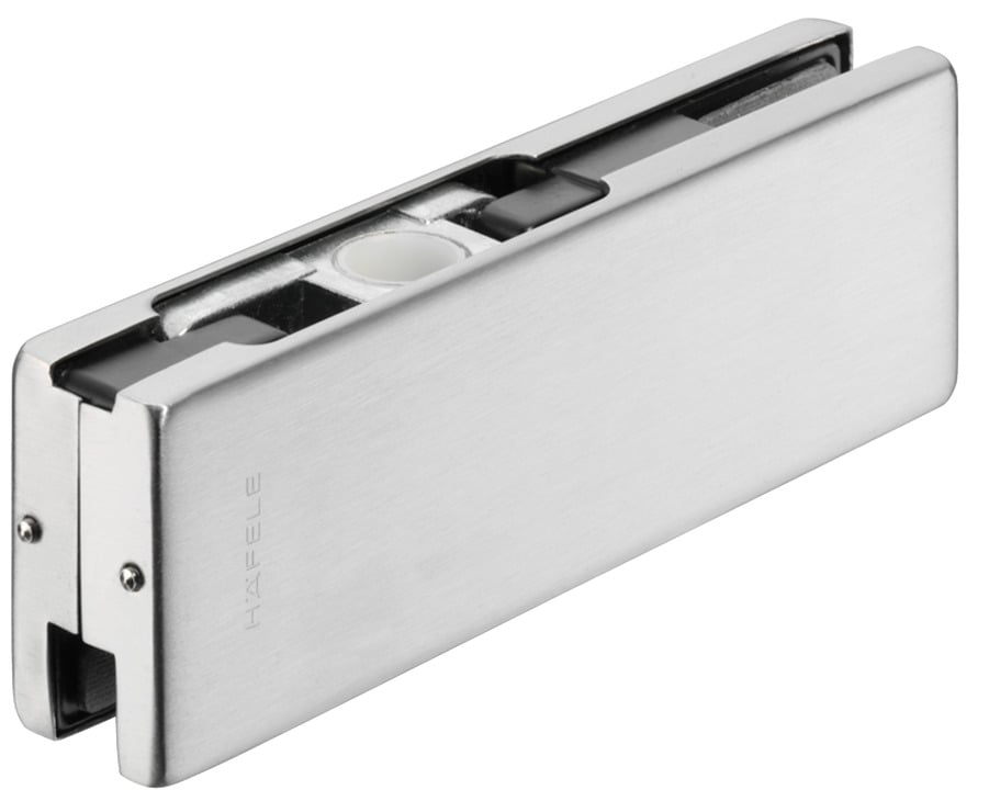 Kẹp Kính Trên Inox Mờ Hafele 981.00.010 Kẹp Kính Trên Inox Mờ Hafele 981.00.010