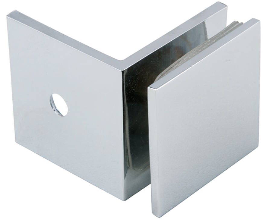 Kẹp Kính - Tường Nhà Tắm 90º Có Đế Hafele 981.00.542 Kẹp Kính - Tường Nhà Tắm 90º Có Đế Hafele 981.00.542