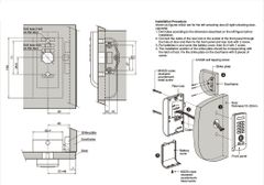Khóa Tủ Điện Tử EL3300-TK Hafele 225.12.650 ảnh 3