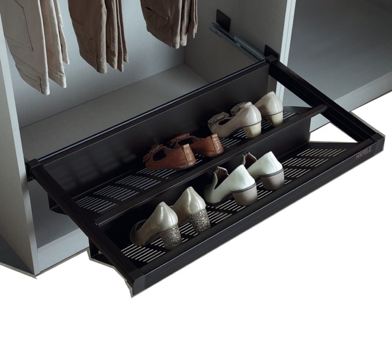 Kệ Để Giày Bằng Kim Loại 800mm Hafele 807.95.863 Kệ Để Giày Bằng Kim Loại 800mm Hafele 807.95.863