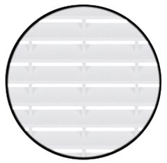 Thông gió màu trắng 123mm Hafele 571.67.718 ảnh 2