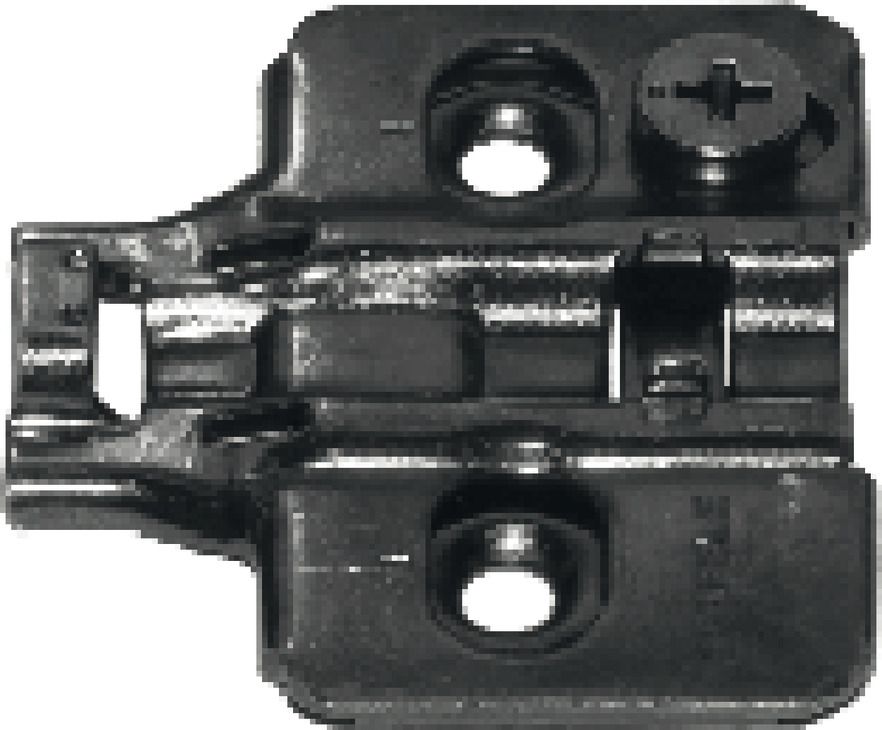 Đế Bản Lề Metalla SM Màu Đen Hafele 315.98.656