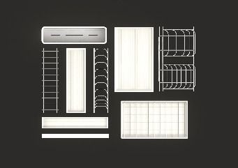 Rổ Đựng Bát Đĩa Trên 900mm Hafele 545.14.929
