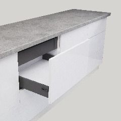 Ray Hộp Alto-S Nhấn Mở H80mm Hafele 552.35.735