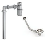 Bộ Xả Cho Chậu 1 Hộc Hafele 567.25.922