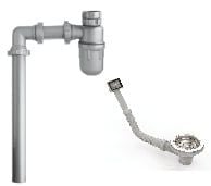 Bộ Xả Cho Chậu 1 Hộc Hafele 567.25.922