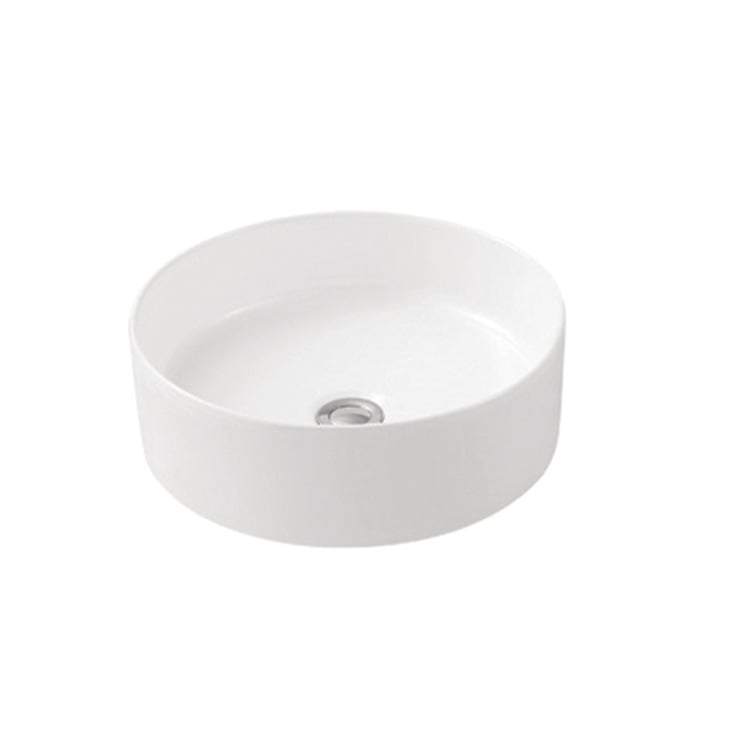 Chậu Lavabo Sứ Đặt Bàn Sapporo Hafele 588.79.060 Chậu Lavabo Sứ Đặt Bàn Sapporo Hafele 588.79.060