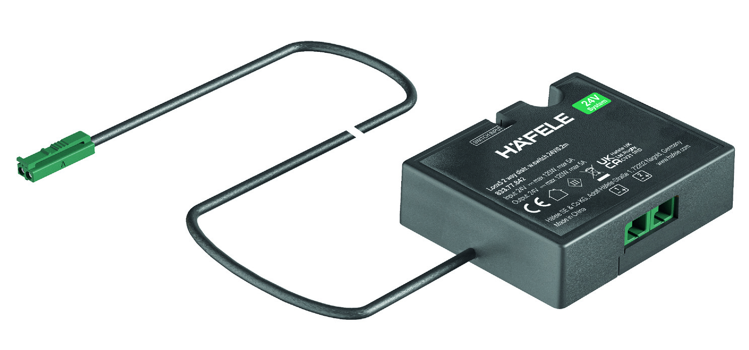 Bộ Chia 2 Cổng Ra 24V Hafele 833.77.842 Bộ Chia 2 Cổng Ra 24V Hafele 833.77.842