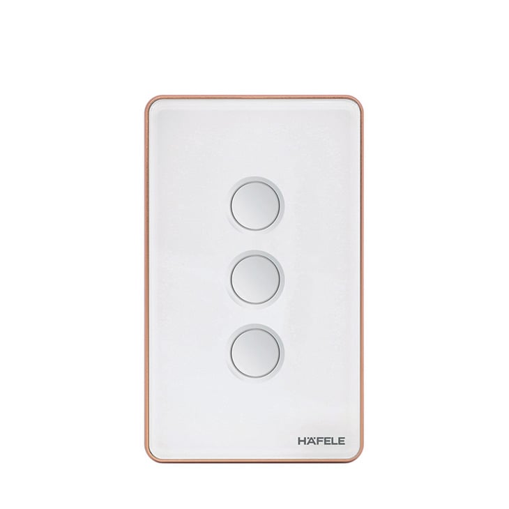 Công Tắc Đèn Thông Minh 3 Gang Hafele 820.71.005