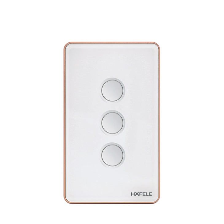 Công Tắc Đèn Thông Minh 3 Gang Hafele 820.71.005