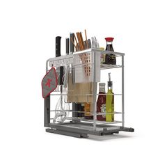 Bộ Đựng Dao Thớt Chai Lọ Sonata 400mm Hafele 549.20.020 ảnh 2