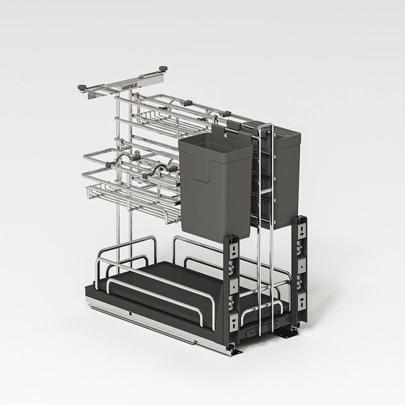 Rổ Gia Vị Dao Thớt Omero Multi 300mm Hafele 547.11.003