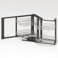 Kệ Góc Liên Hoàn Olla Mở Trái Hafele 548.21.032