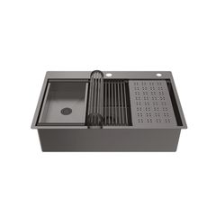 Chậu SUS WS R10 HS25-SSN1S-7650 _đen Hafele 567.24.485 ảnh 4