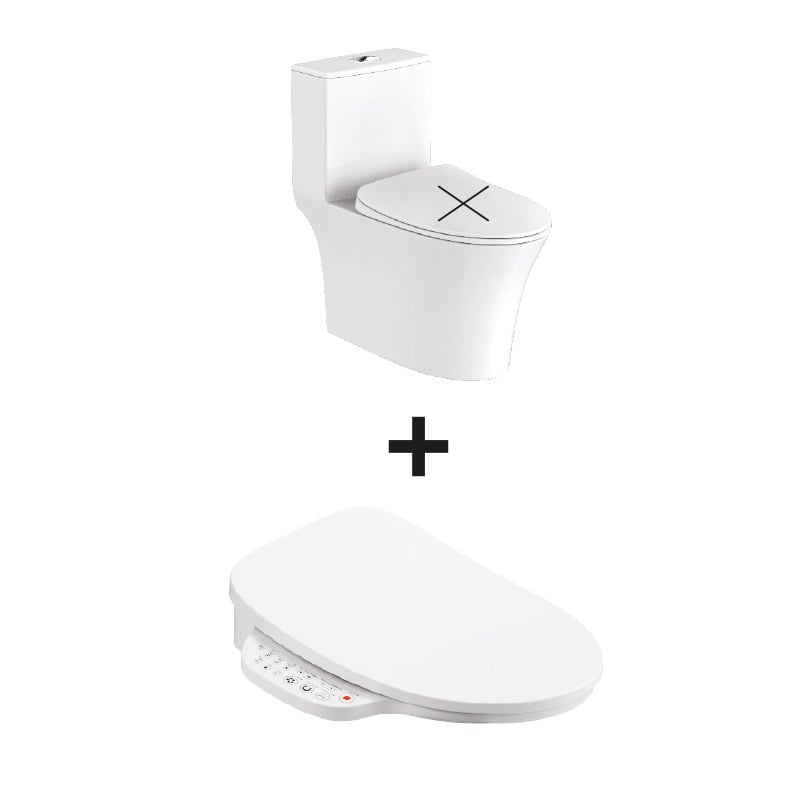 Bồn cầu 1-Khối Regal 695x380x730(ko nắp) Hafele 588.79.415