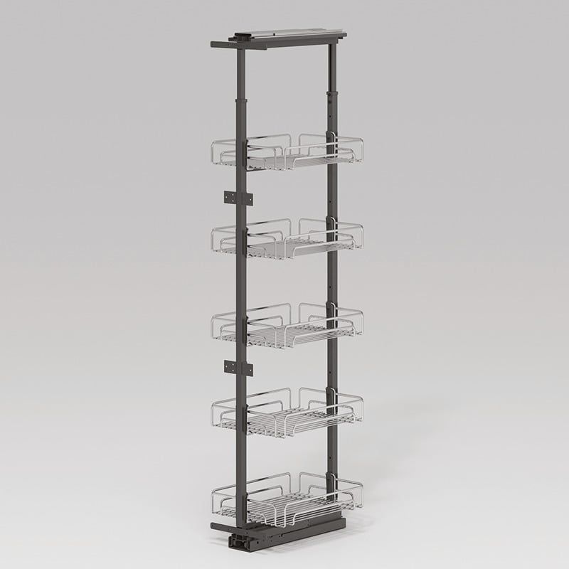 Rổ tủ đồ khô Kara Pull SUS304 ovan 400mm Hafele 595.71.047