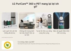 Máy lọc không khí LG PuriCare360 Alpha PET Lọc không khí 360˚ AS65GDBY0 ảnh 7