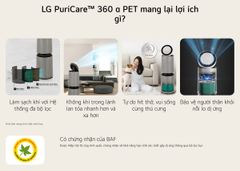 Máy lọc không khí LG PuriCare360 Alpha PET Công nghệ UVnano™ AS10GDBY0 ảnh 6