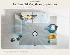 Máy lọc không khí LG PuriCare360 Alpha PET Công nghệ UVnano™ AS10GDBY0 ảnh 7