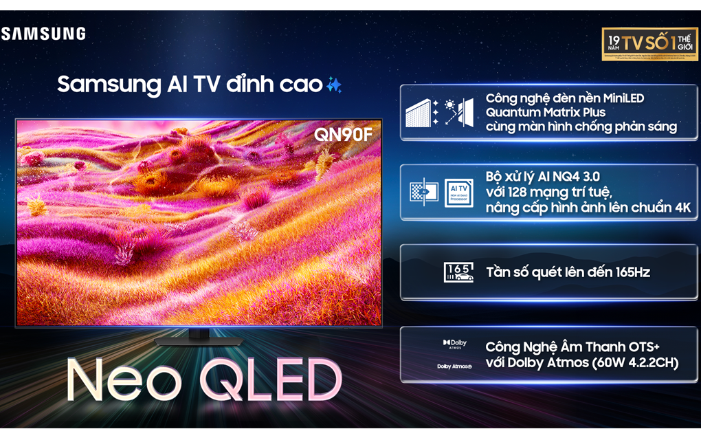 Smart AI Tivi Samsung Mini LED 4K 115 Inch QA115QN90F – ảnh 2
