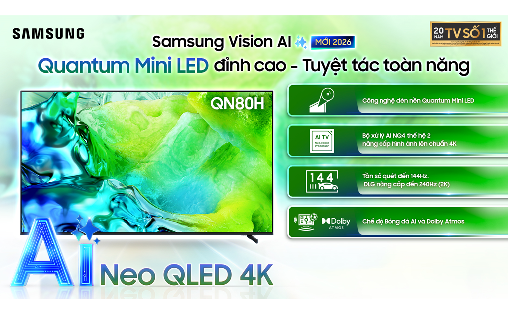 Smart Tivi Samsung Neo QLED 4K 65 Inch QA65QN80HA – ảnh 7