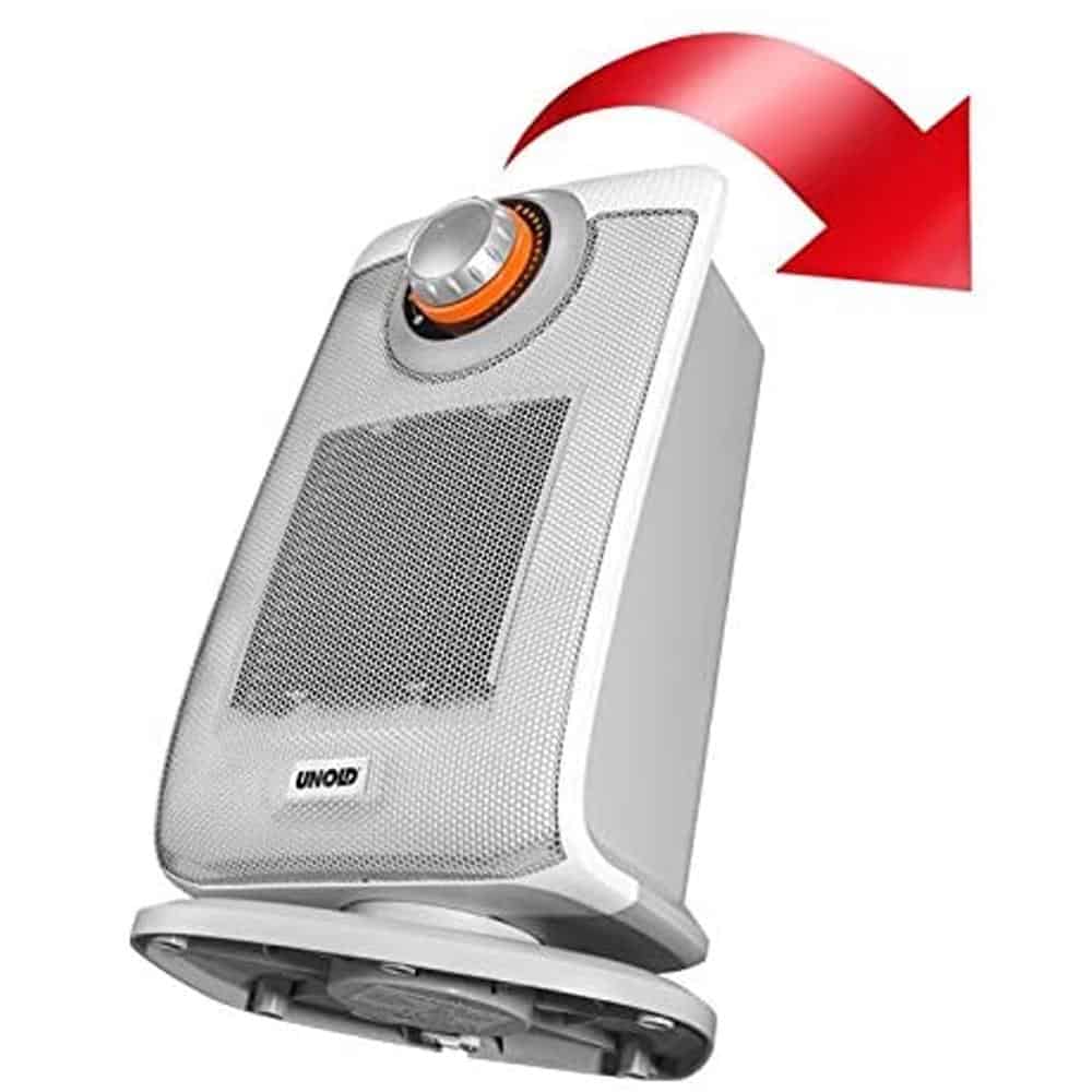 Quạt Sưởi Unold 86440 Kermaik Heizlufter Bad White – ảnh 4
