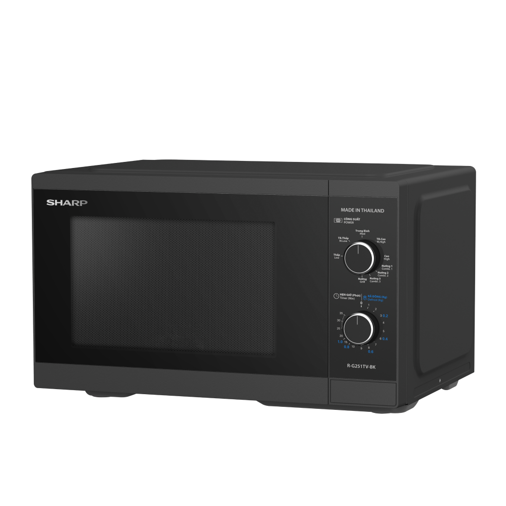 Lò vi sóng cơ Sharp 25 lít R-G251TV-BK