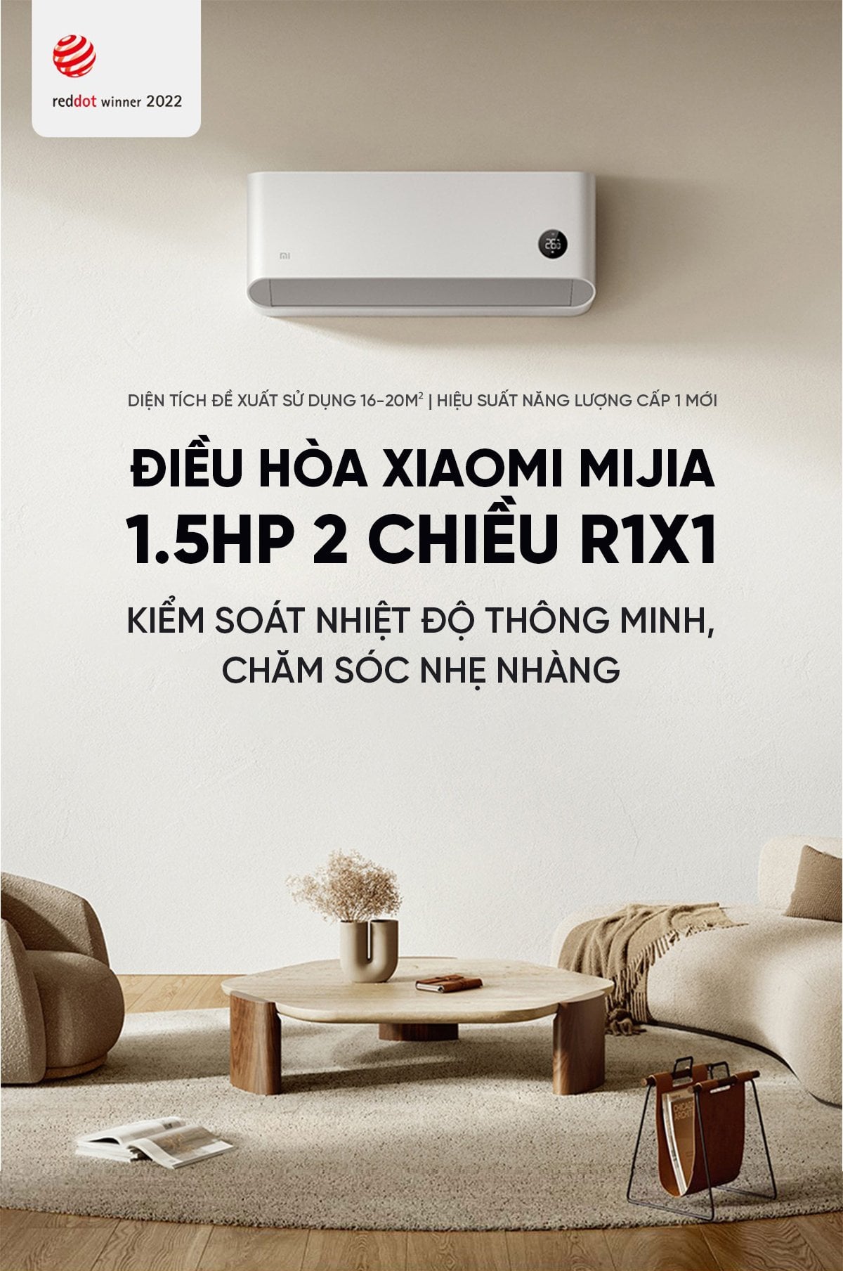 Điều hòa Xiaomi Mijia KFR/35GW R1X1 1.5HP 2 chiều – ảnh 2