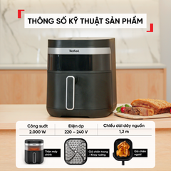 Nồi chiên không dầu Tefal Far Infrared EY8328E0 - 7L - Điện tử ảnh 6