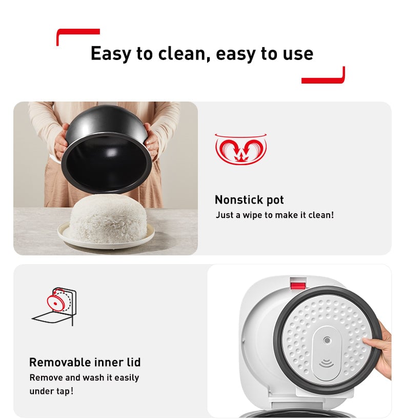 Nồi cơm điện tử Tefal Delirice RK7711Y0 - 1.8L – ảnh 4