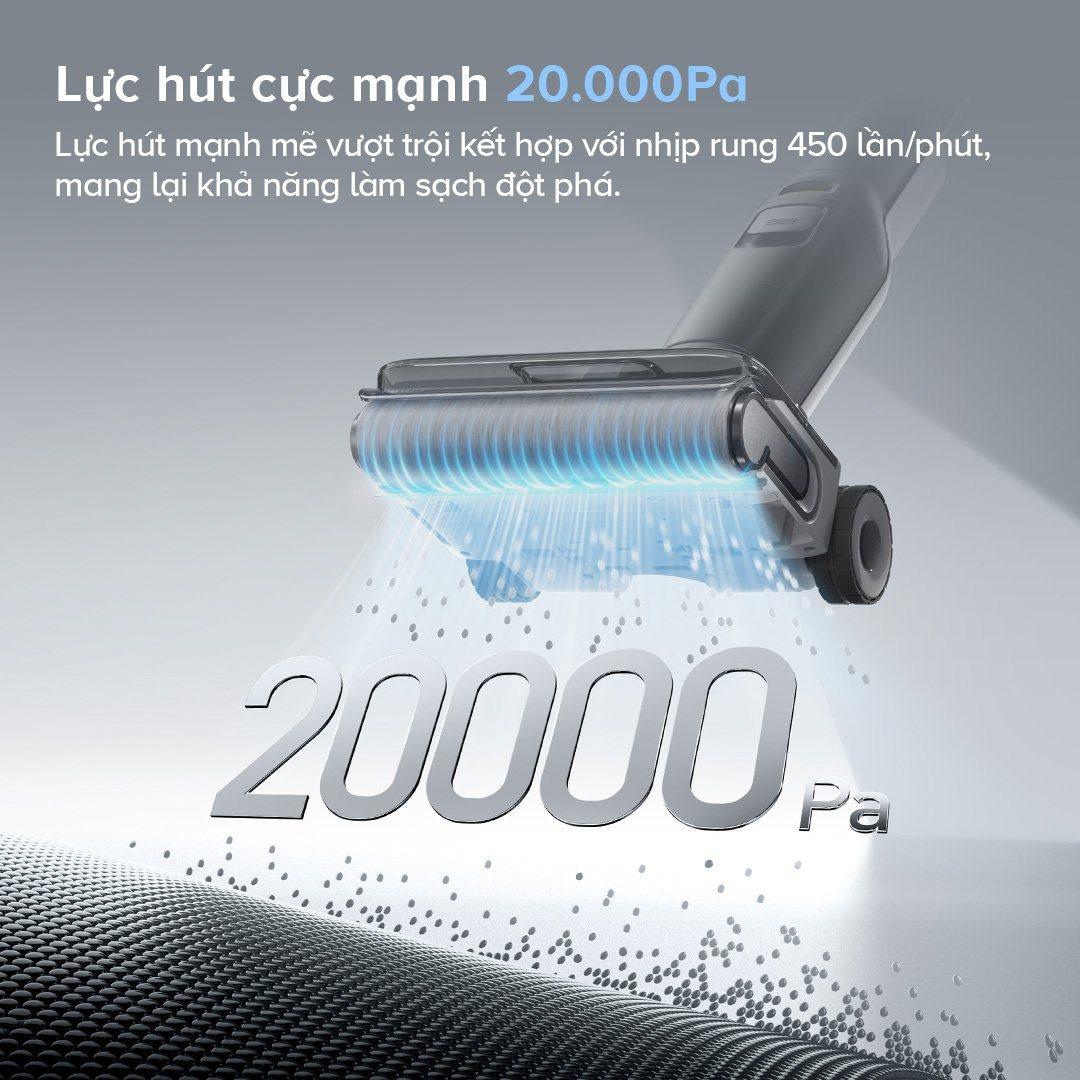 Máy hút bụi lau nhà Roborock F25 gập nghiêng 180° – ảnh 5