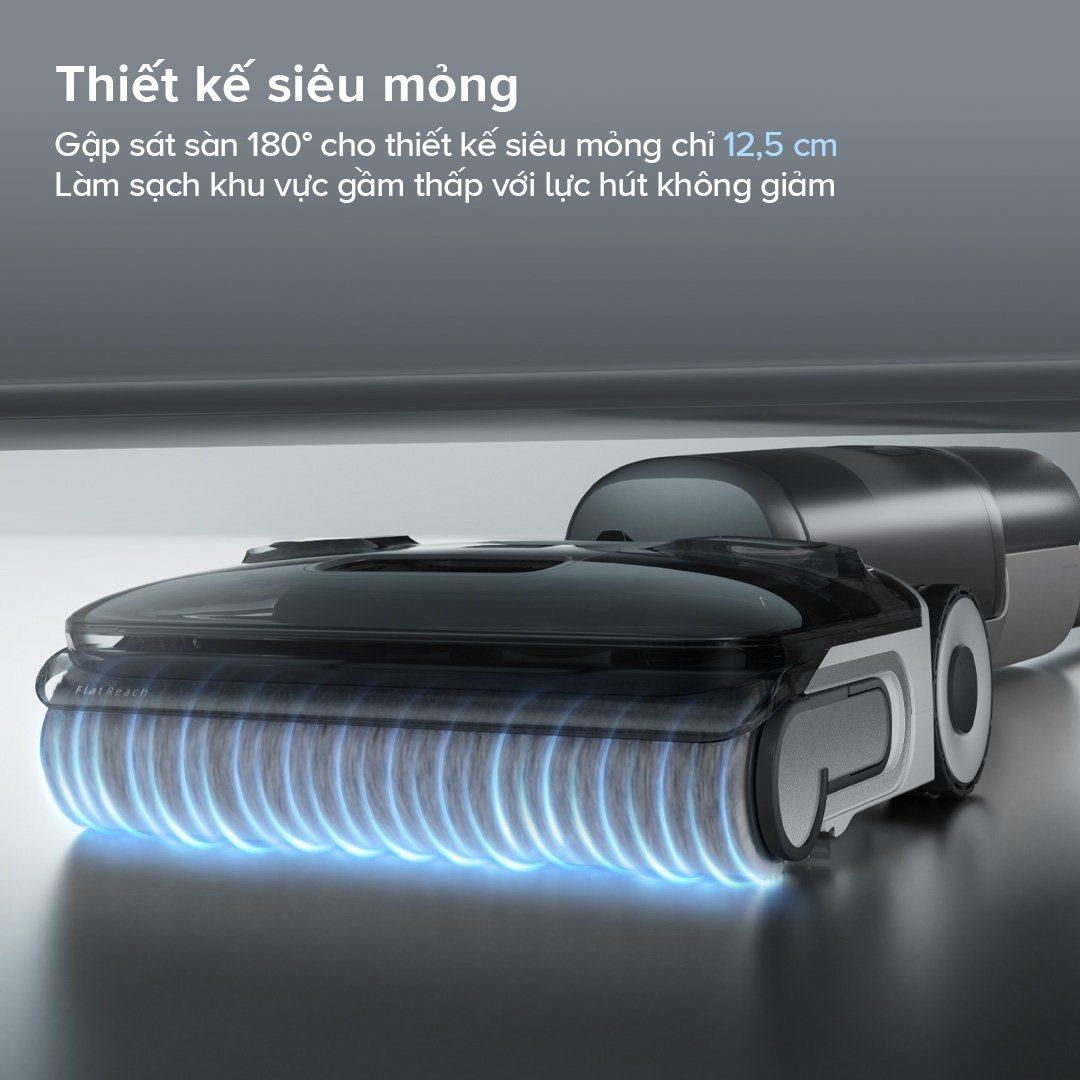 Máy hút bụi lau nhà Roborock F25 gập nghiêng 180° – ảnh 7
