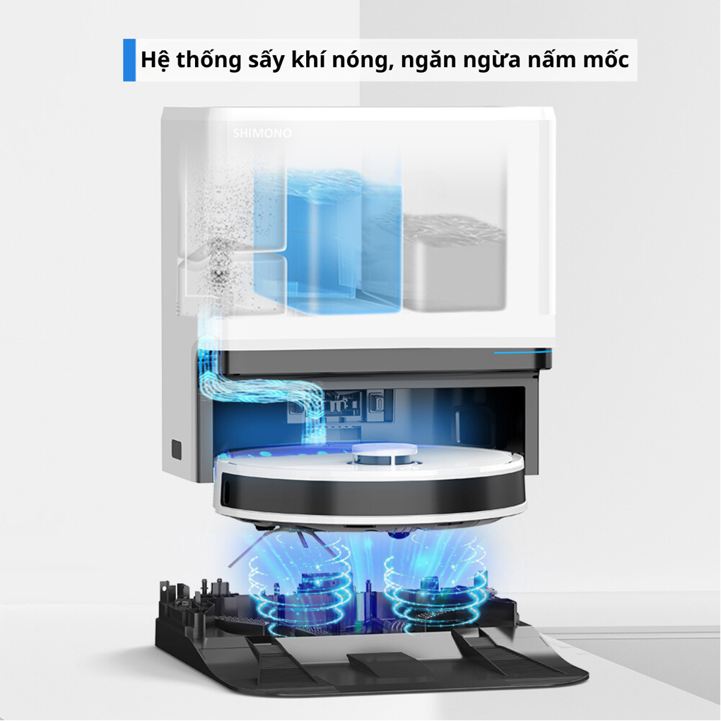 Robot hút bụi lau nhà 8 trong 1 Shimono LS68W Max – ảnh 4